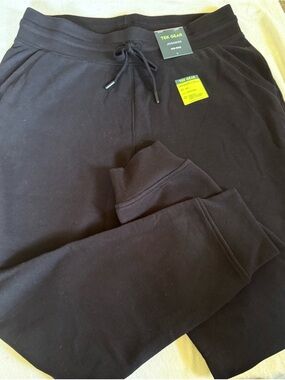 tek gear Black Men’s Jogger Sweatpants with Drawstring Size Large